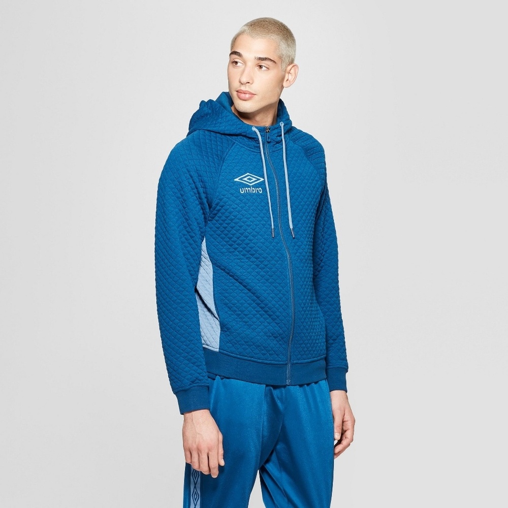 Umbro Quilted Fleece Hoodie